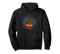 Zen Buddha Meditation Mandala Spiritual Buddhist Hindu Pullover Hoodie