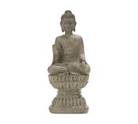Zen Buddha Sculpture Statue - Sakyamuni Resin Ornaments for Home Décor, Fearless Design - Perfect for Porch, Garden, and Meditation Spaces