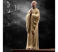 Zen Buddha Statue Figurine, Religion Sculpture Indoor Decor for Home, Study Living Room Ceramics Decorations Ornaments,B
