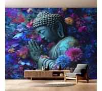 Zen Buddha Wallpaper 350 x 256 cm (W x H), Home Decor