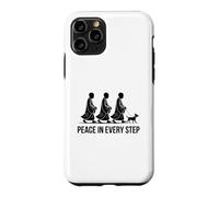 Zen Buddhist Monks Dog Walk Peace In Every Step Case for iPhone 11 Pro
