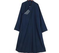 Zen Buddhist Robe Monk Meditation Kung Fu Monk Robe,Winter Thick Warm Monk Buddhist Robe Zen Robe Men and Women Long