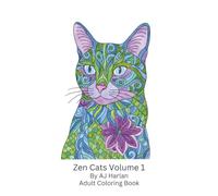 Zen Cats Volume 1: Adult Coloring Book
