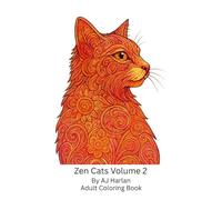 Zen Cats Volume 2: Adult Coloring Book