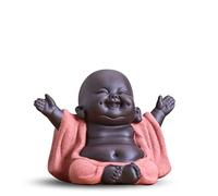 Zen Decor Buddha Statue Small Ornaments Can Raise Tea Pet Characters Tea Play Car Decoration Living Room Tea Set Accessories Buddha Statue