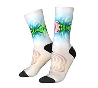 Zen Design Butterfly Print 3d Adult Unisex Socks Tall,Long Socks Ankle Length Socks, Everyday Use Occasions