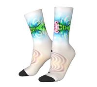 Zen Design Butterfly Print 3d Adult Unisex Socks Tall,Long Socks Ankle Length Socks, Everyday Use Occasions