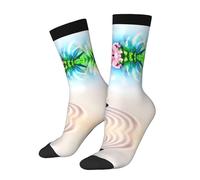 Zen Design Butterfly Print 3d Adult Unisex Socks Tall,Long Socks Ankle Length Socks, Everyday Use Occasions
