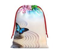 Zen Design Butterfly Ultra Soft Velvet Gift Bag, Comfortable To The Touch, Reusable