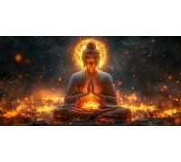 Zen Diamond Art, 5D Diamond Painting Landscape, DIY Full Drill Gem Art Kits Adults Beginner Mosaic Making Kits, Cross Stitch Crystal Paintings Craft for Room Decor, Gifts for Women 80x40cm - KF01994