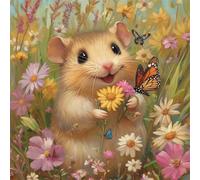 Zen Diamond Art Kits Adults, 5D Retro Diamond Painting Embroidery Kit for Beginners, DIY Full Round Drill Crystal Art Crafts, Paint by Numbers for Adults, Home Decor, Gifts for Women 16x16 inch y-z7