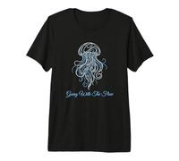 Zen Enthusiast Going with The Flow Meditation Mindfulness Premium T-Shirt