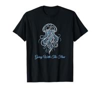 Zen Enthusiast Going with The Flow Meditation Mindfulness T-Shirt