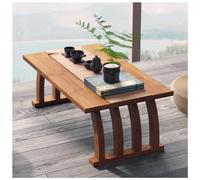 Zen Floor Low Table Japanese Meditation & Altar Table for Floor Sitting Dining & Coffee Stylish & Functional Furniture (80x37x31cm)