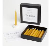 Zen for Men. 12 x Twenty Minute Candles with a Ceramic Holder for Relaxation, Meditation, Mindfulness and Well-Being