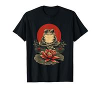 Zen Frog Funny Meditating Frog Vintage Yoga Lover T-Shirt