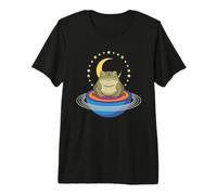Zen Galaxy Toad Three Eyed Alien Frog on Planet Premium T-Shirt