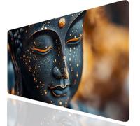 Zen Gaming Mouse Mat Sculpture Mouse Pad Large 1000x500x3mm, Extended Waterproof Mousepad Smooth Cloth Surface Improved Precision And Speed, Desk Mat Non-Slip Rubber Base for Office Gaming GKuk-460