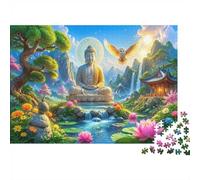 Zen Garden 1000 Pieces Mini Jigsaw Puzzle for Adults | 70x50cm Cardboard, Living Room Decor, Durable Structure, Birthday Gift, Mind Relaxation