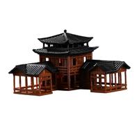 Zen Garden Accessories, Plastic Japanese Chinese Miniature Pavilion Pagoda For Bonsai Micro Landscape Fairy Garden Accessories, Style 1..