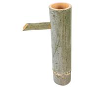 Zen Garden Bamboo Water Fountain Spout - Outdoor Pond Fountain Pump with Natural Bamboo Spout for Patio, Garden Decor
