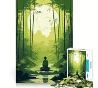 Zen Garden Meditation 1000-piece Jigsaw Puzzles Think Exercise Game Tight Interlock No Gaps Interactive Brain Challenge for Home (50x75cm)