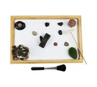 Zen Garden Table - Zen Garden Sand Kit | Meditation Sand Board Zen Garden Rake Tool for with 3 Sand Bags for Home, Office, Home Decoration