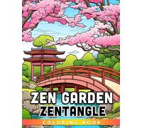 Zen Garden Zentangle: A Mindful Zentangle Coloring Book for Kids - Serenity and Creativity Unleashed