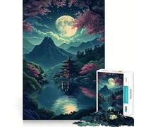 Zen Gardens 1000 Pieces Puzzles for Adults Mind Exercise Play Precision Cut Smooth Edges Relaxing Indoor Group Activity (50x75cm)