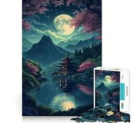 Zen Gardens Adult Jigsaw1000 Pieces Memory Skill Fun Stable Fit No Shifting Parts Compact Fun for Family Game Time (38x26cm)