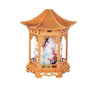 Zen Gazebo Lantern, Two-Tone Pagoda Shape, Adjustable, Zen Gazebo Lantern Diffuser, for Home, Indoor and Outdoor Use, Decoration for Bedroom, Living Room, Office, Women and M