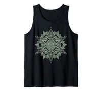 Zen Grow Line Art Mandala Peaceful Botanical Tank Top