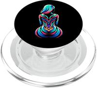 Zen Harmony Chakra Abstract Yoga Wellness Art PopSockets PopGrip for MagSafe