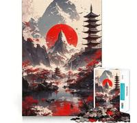 Zen Horizons Jigsaw Puzzle 1000 Logic Thinking Play Expert Cutting Craftsmanship Quiet Time Mind Exercise at Home (50x75cm)