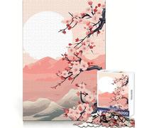 Zen Japanese Landscape Adult Jigsaw Puzzles1000 Pieces Memory Skill Quiet Recreation Clean Edges Unique Gift (50x75cm)