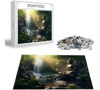 Zen Jigsaw Puzzle 2025 Puzzle 1000 Pieces, Jigsaw Puzzles for Adults 1000 Piece Fall Wooden Puzzles for Adults, Challenging Game Toys Jigsaws for Wall Decoration and Gifts 2025 Christmas H-2009