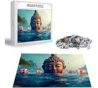 Zen Jigsaw Puzzle 2025 Puzzle 1000 Pieces, Jigsaw Puzzles for Adults 1000 Piece Lake Wooden Puzzles for Adults, Challenging Game Toys Jigsaws for Wall Decoration and Gifts 2025 Christmas H-2513