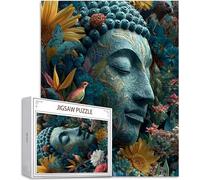 Zen Jigsaw Puzzle 2025 Puzzle 5000 Pieces, Jigsaw Puzzles for Adults 5000 Piece Flower Wooden Puzzles for Adults, Challenging Game Toys Jigsaws for Wall Decoration and Gifts 2025 Christmas H-2501