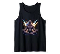 Zen Kaiju Sitting Meditation Tranquil Japanese Monster Tank Top