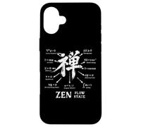 Zen Kanji Japan Meditation Symbol Japanese Souvenir Case for iPhone 16 Plus