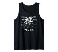 Zen Kanji Japan Meditation Symbol Japanese Souvenir Tank Top