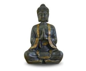 zen 'Light big statue Buddha mediation, resin, Bonze, 37.5x 15 x 24 cm