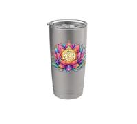 Zen Lotus Mindful Meditation Stainless Steel Insulated Tumbler