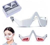 Zen Lume Zen Eye Lift Under Eye Red Light Therapy Glasses with Microcurrent Massager, LED Beauty Device for Dark Circles, Puffiness Relief, and Relaxing Eye Strain, Perfect for Daily Skincare