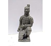 Zen Man Terracotta Soldiers Clay Soldiers Qin Dynasty Terra Cotta Warriors Sculpture Terracotta Warriors 044042 W 16 cm H 38 cm