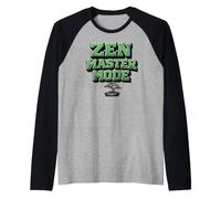 Zen Master Mode Bonsai Tree Grower Gardening Zen Shirt Raglan Baseball Tee