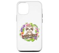 Zen Meditating Sloth Breathe Mindfulness Compassion Kindness Case for iPhone 12/12 Pro