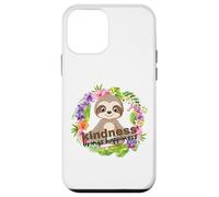 Zen Meditating Sloth Breathe Mindfulness Compassion Kindness Case for iPhone 12 mini