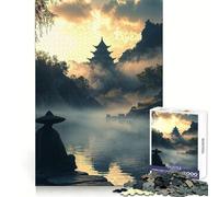 Zen Meditation by The River 1000 Piece Puzzle For Adults Cognitive Skill Casual Relaxation Solid Lock Chic Xmas Gift (50x75cm)
