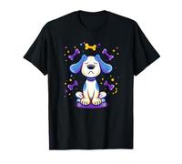 Zen Meditation Dog Surrounded by Bones T-Shirt